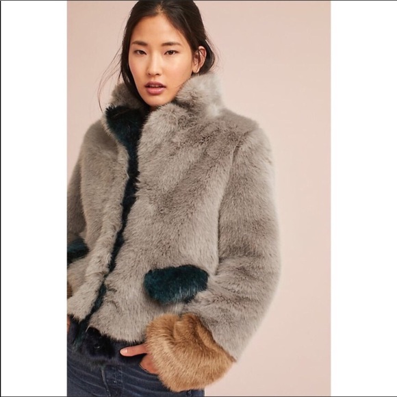 Anthropologie Jackets & Blazers - Anthropologie | Multi-tonal Faux Fur Jacket
